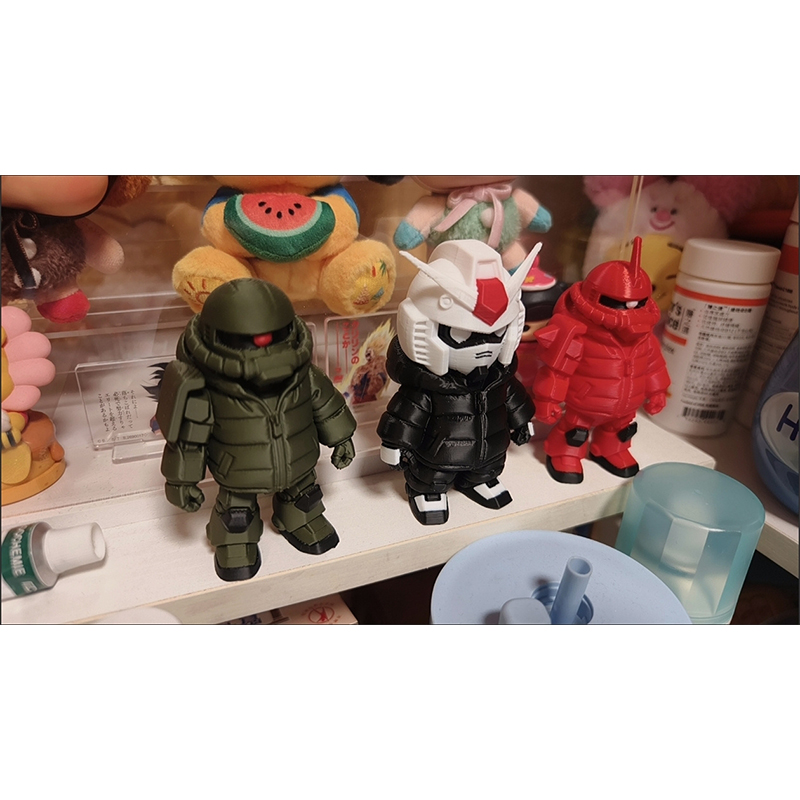 Bandai Gundam Hg - Модель Yige Q-версия Zaku Rx-0, 3D-печать,