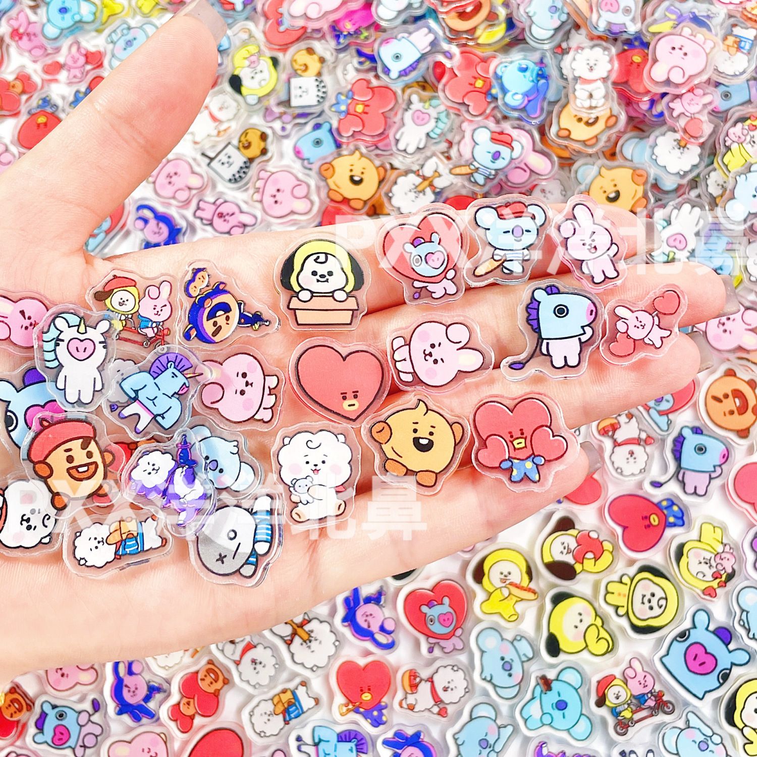 Cosplay Prop Diy - 100 шт. акриловых элементов BT21 BTS