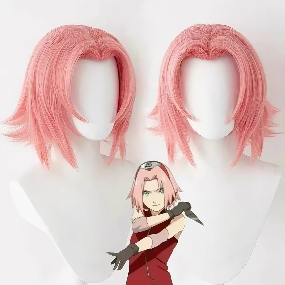 Wig Fiber Net - HAIRJOY Парик из синтетических волос, розовый,