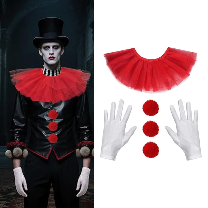 5 шт./компл. костюмы клоуна на – обзор и цена Cosplay Prop Kit