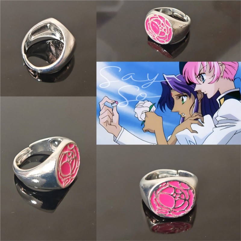 Кольцо с розой Tenjou Utena, р – обзор и цена Cosplay Prop Diy